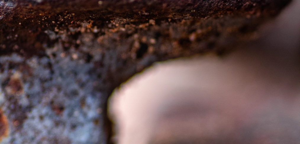 Pic of the day. Railroad spike Macro.